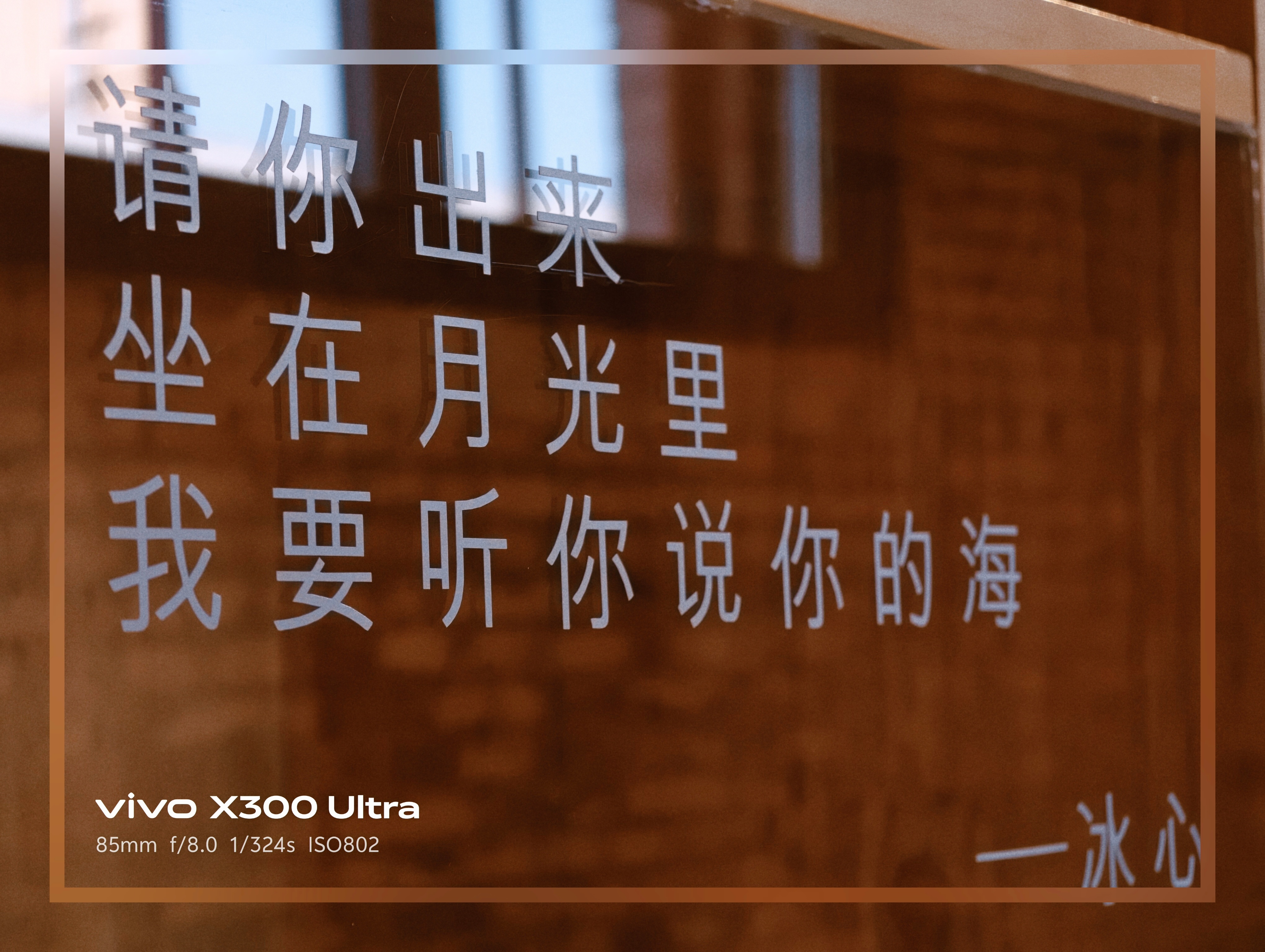 vivo X300 Ultra 更新了，发现新增了一些水印。蓝厂终于有好看的相机