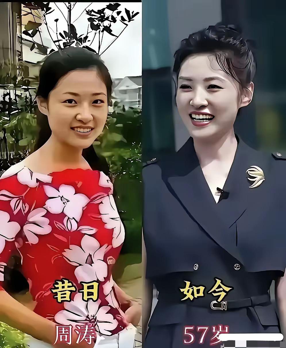 王宁年轻时候是真帅，一张国字脸端端正正，穿着灰色短T恤配高腰阔腿牛仔裤，标准八九