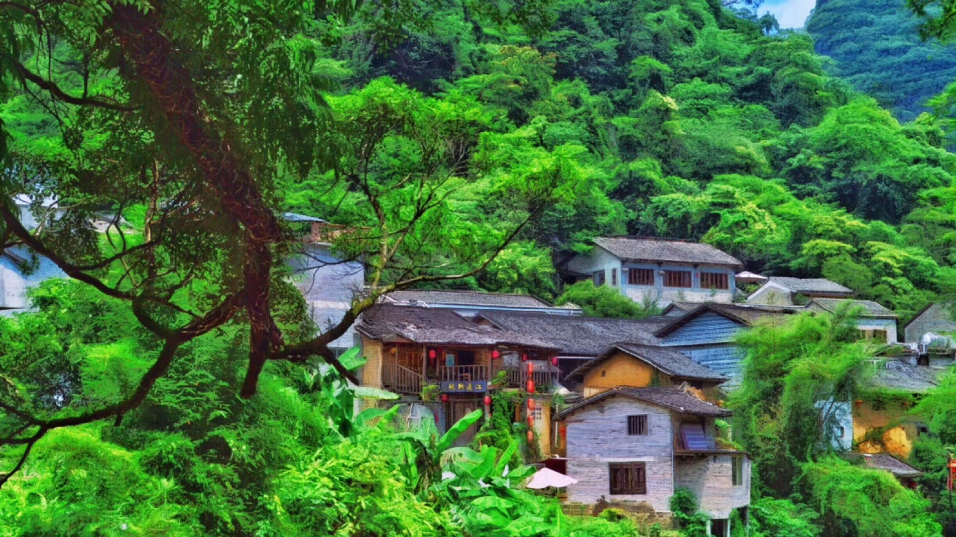 广西 黄姚古镇，山水环抱的梦境家园！ ​​​