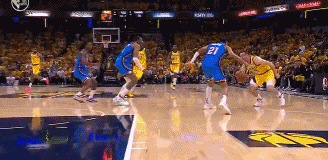 麦康纳尔这可太6了，步行者反超！雷霆vs步行者NBA总决赛NBA季后赛 ​​​