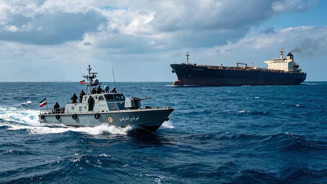 印度怒了！向伊朗发出严正抗议！4月18日，伊朗伊斯兰革命卫队海军在霍尔木兹海峡附