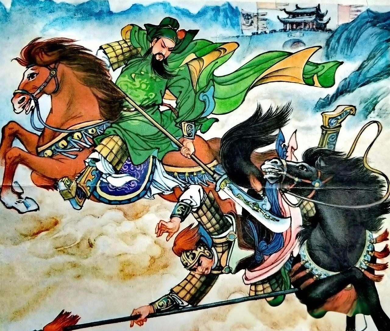 历史故事画，人物形象栩栩如生。这六幅插图分别展现了六段精彩故事，能说出来的，绝对