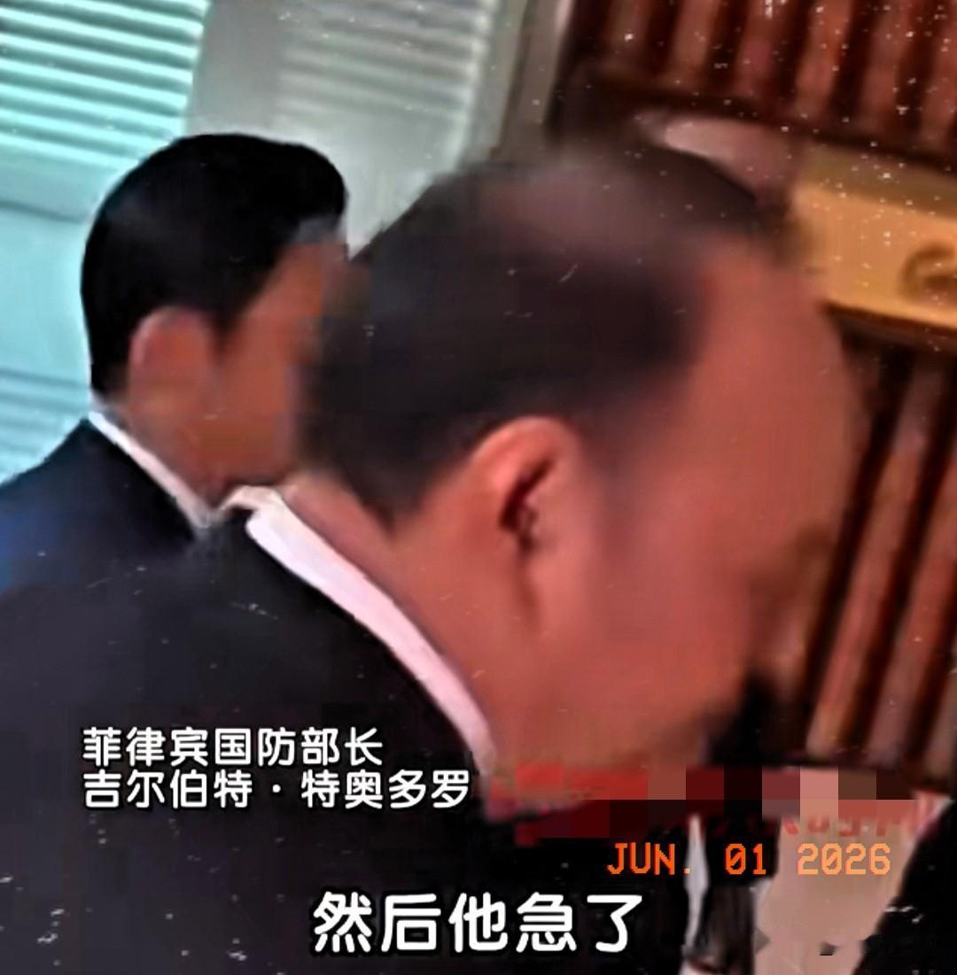5月31号香会期间，菲律宾国防部长特奥多罗在香会演讲中批评我们中国在南海的行为，