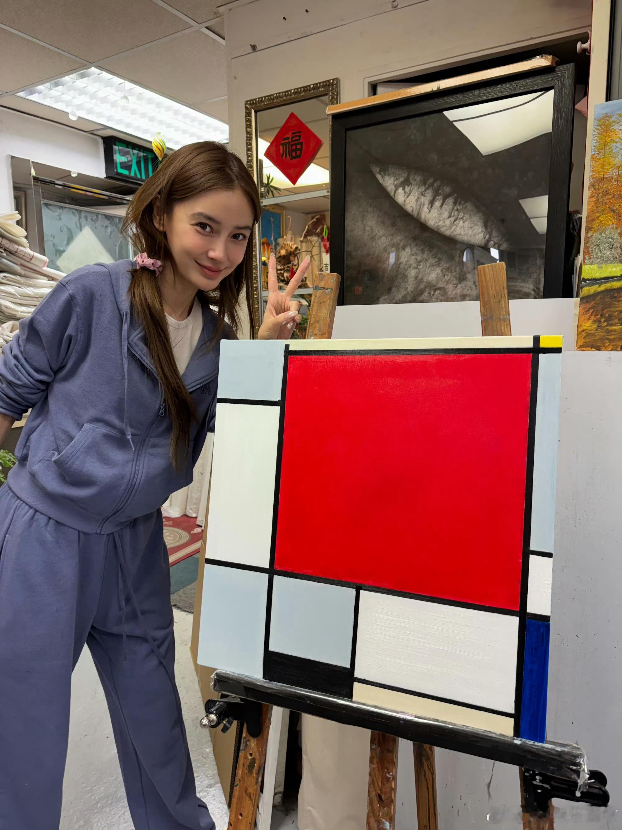 angelababy的猫和她长得好像 Angelababy521日常！随手一拍都