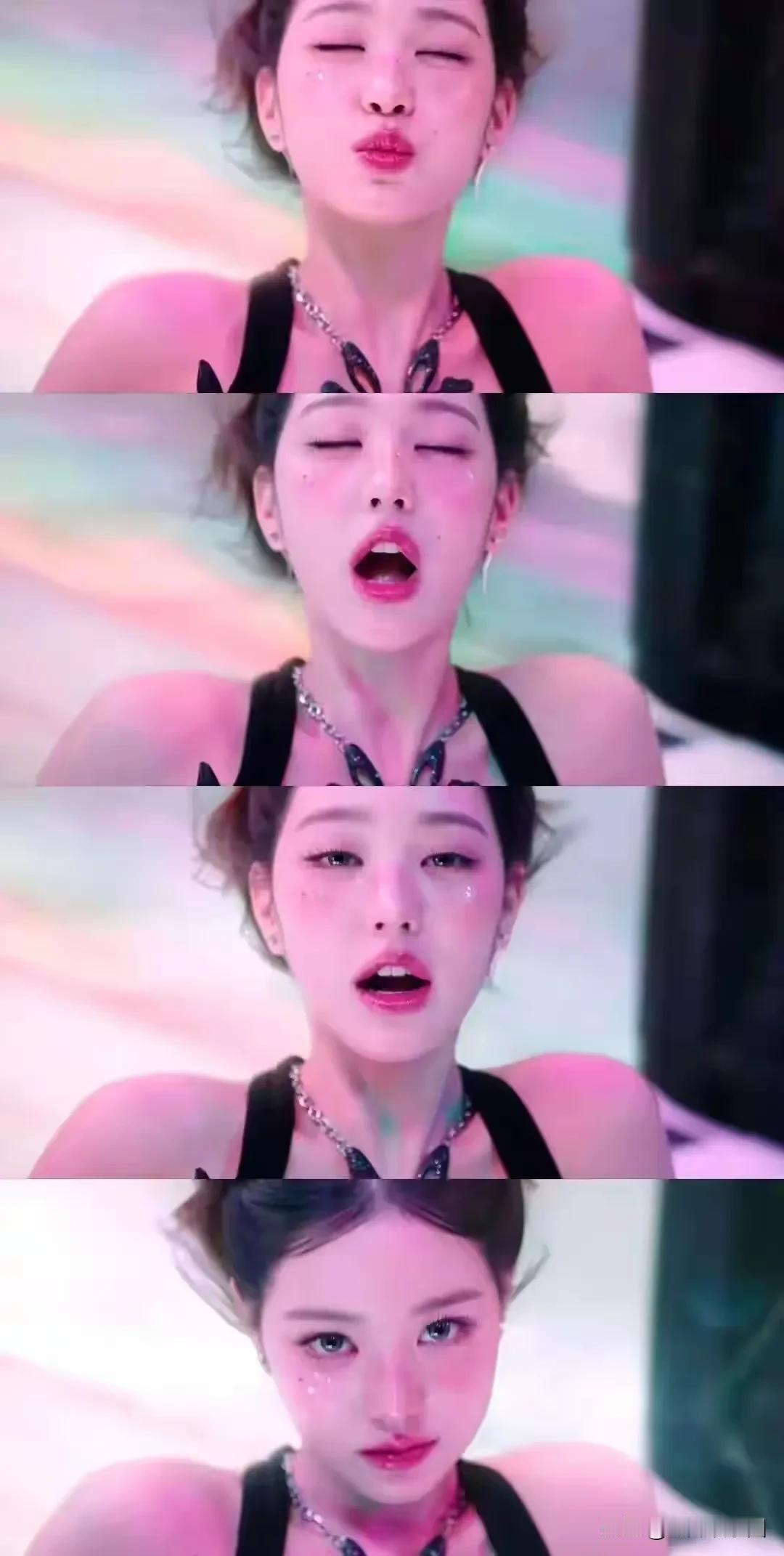 好妩媚的表情