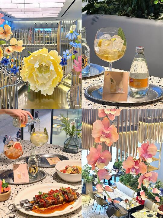 三里屯花园餐厅！把春天都搬进店里🌼