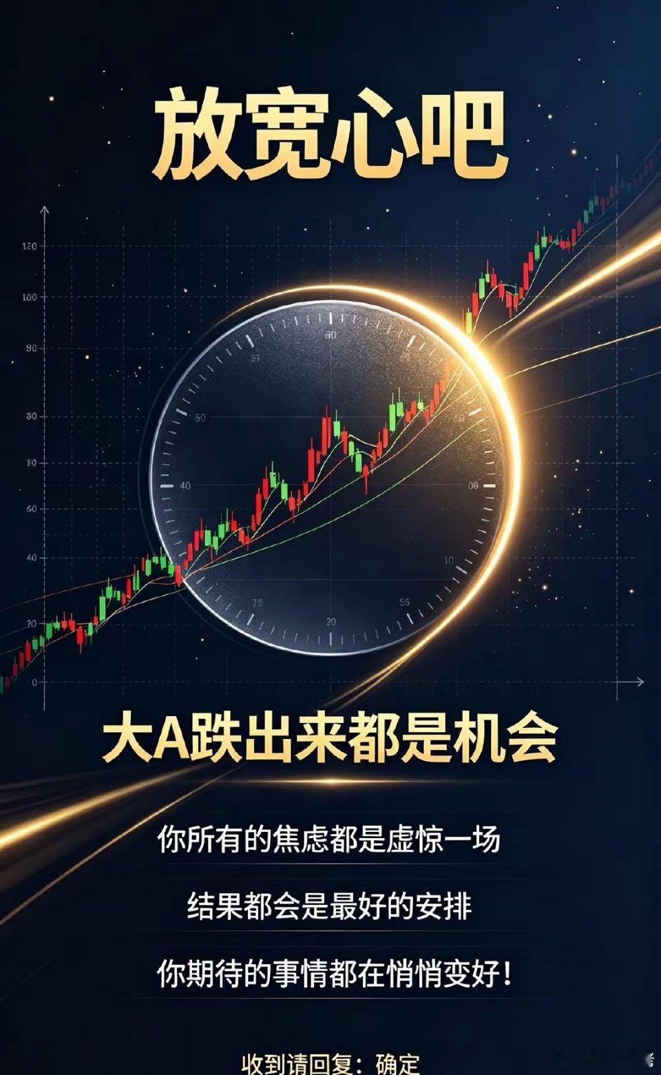 明天周一就要开盘了！废话不多说：就三句话！第一句：明天绝地反击，明天周一看涨！现