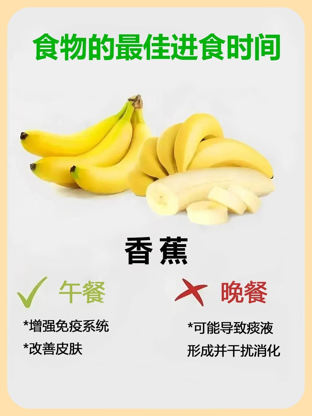 一样的食物在不同的时间进食，差别这么大！💚选择对的时机，吃出更健康的自己。🥰