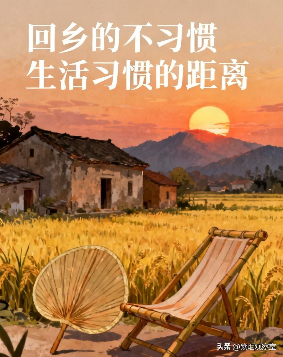 在城里安家定居的农村人，为什么回老家会越来越住不习惯了？
 
不知道大家有没有发