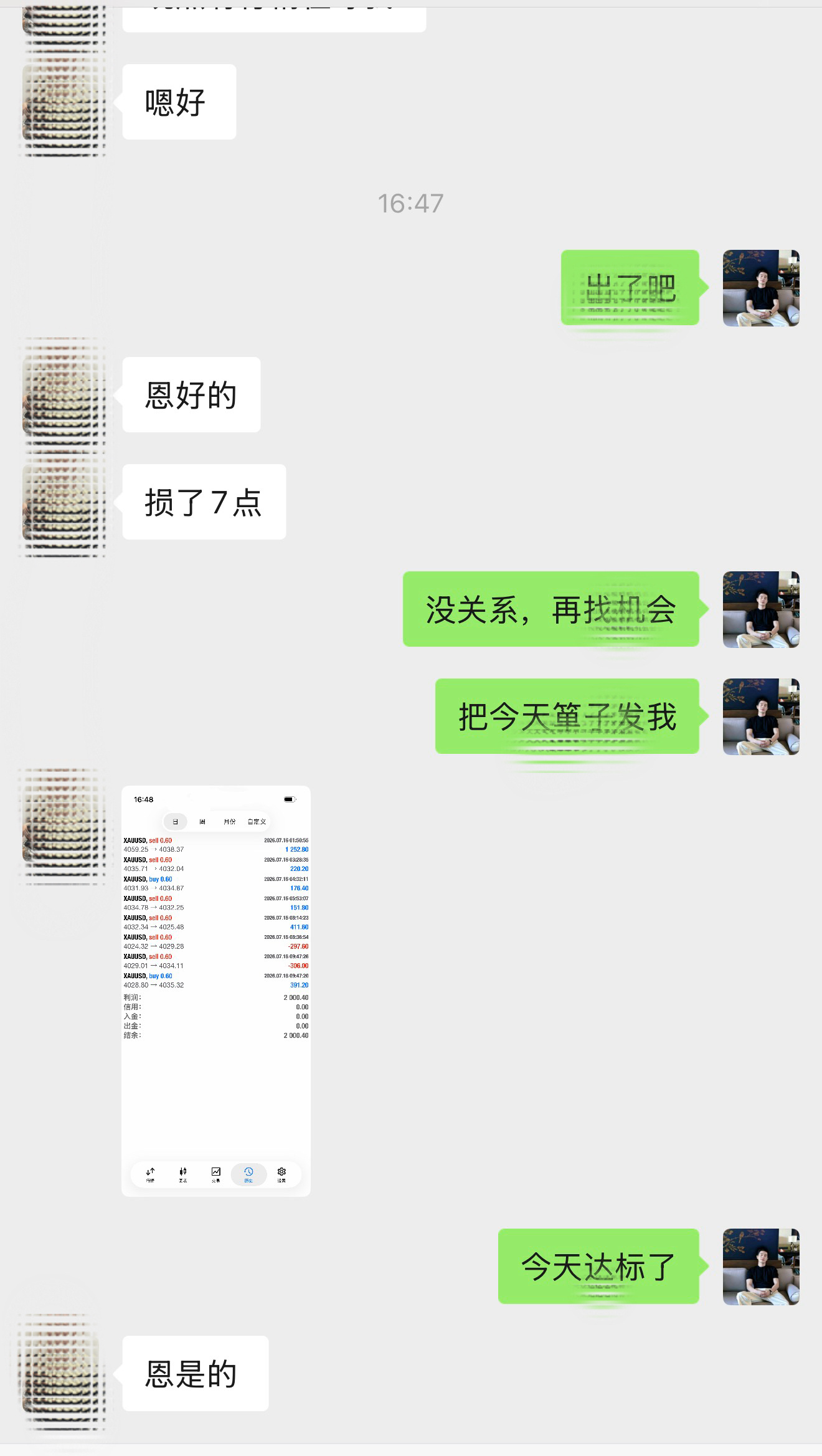 每天给我的人定个小小目标，今日已达标黄金现货黄金外汇黄金