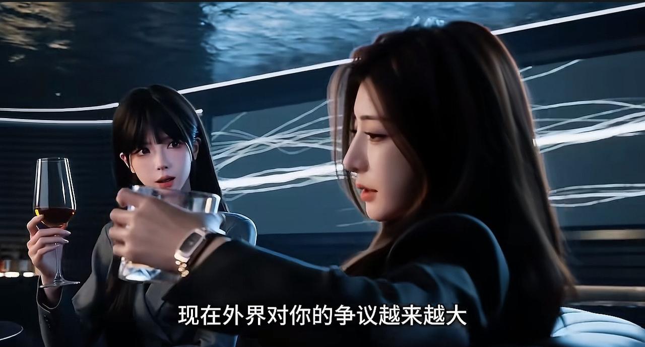 还以为是都市双女主，镜头转过来原来是耿耿鱼怀 ​​​