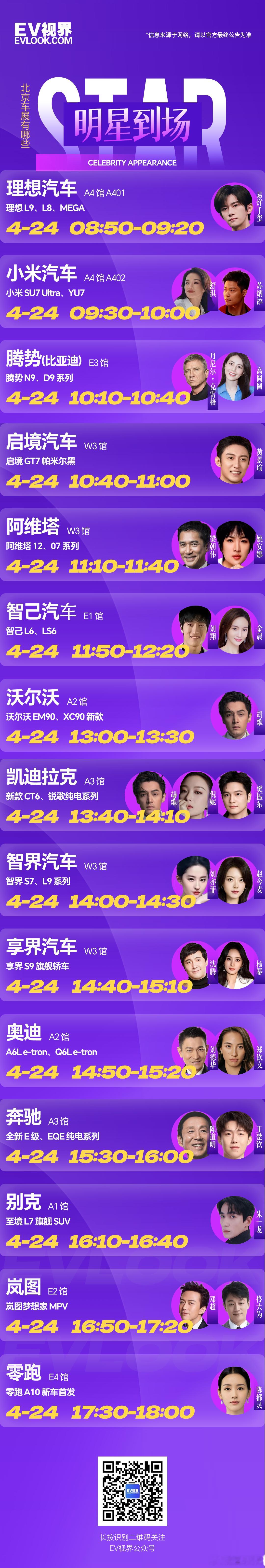 看明星？看车展，必然是明星啊！2026北京车展北京车展潮这看