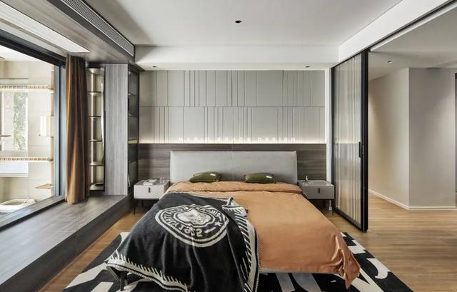 180㎡现代主义，安静舒适的设计，令人轻松惬意