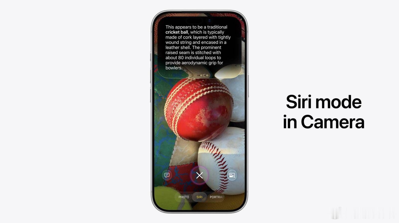 Apple今日公布了视觉智能的多项重磅升级，相机应用新增Siri模式，该功能可识