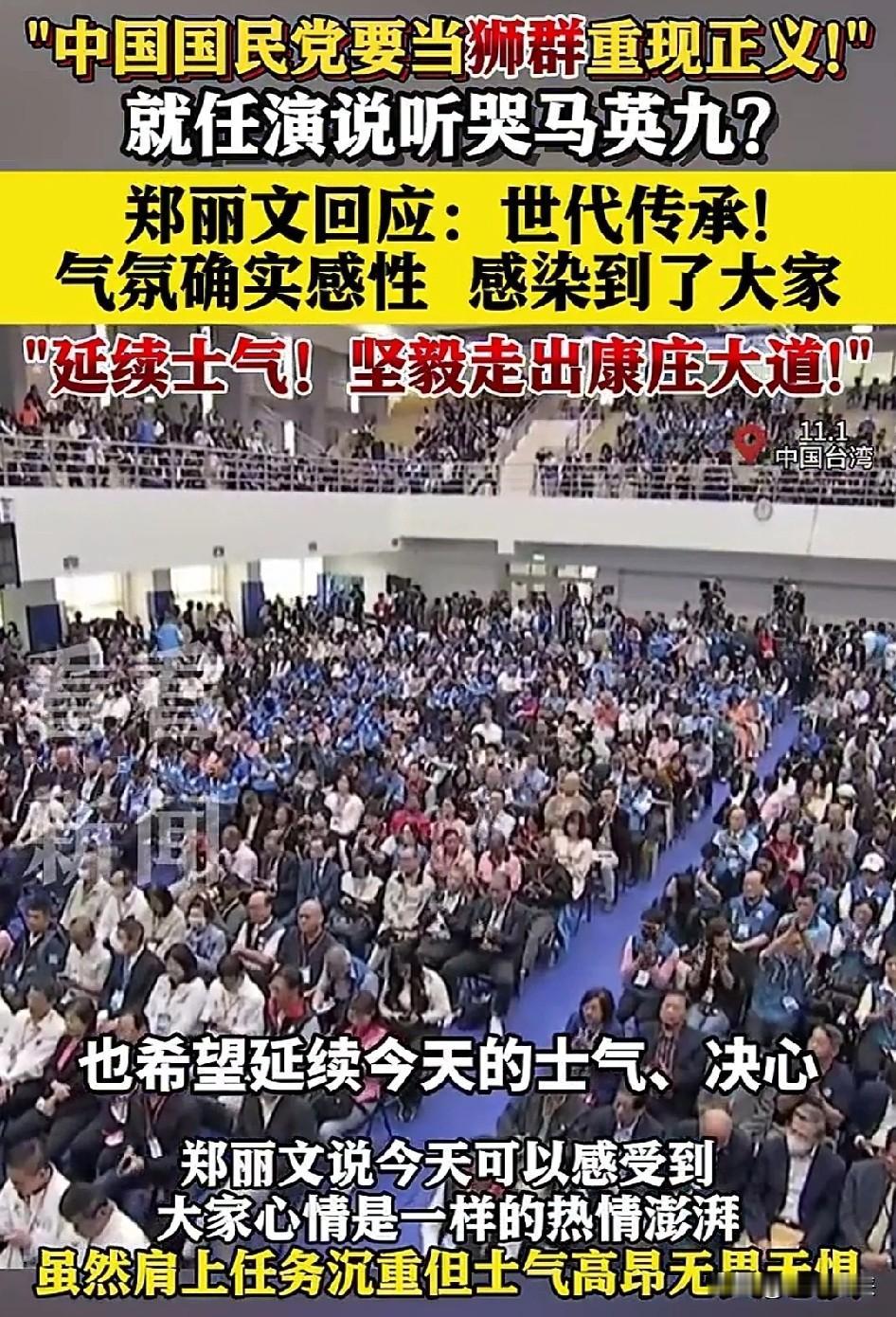 郑丽文当选国民党主席期间，
有少数网友对郑丽文的言论进行歪解，
让人无法理解……