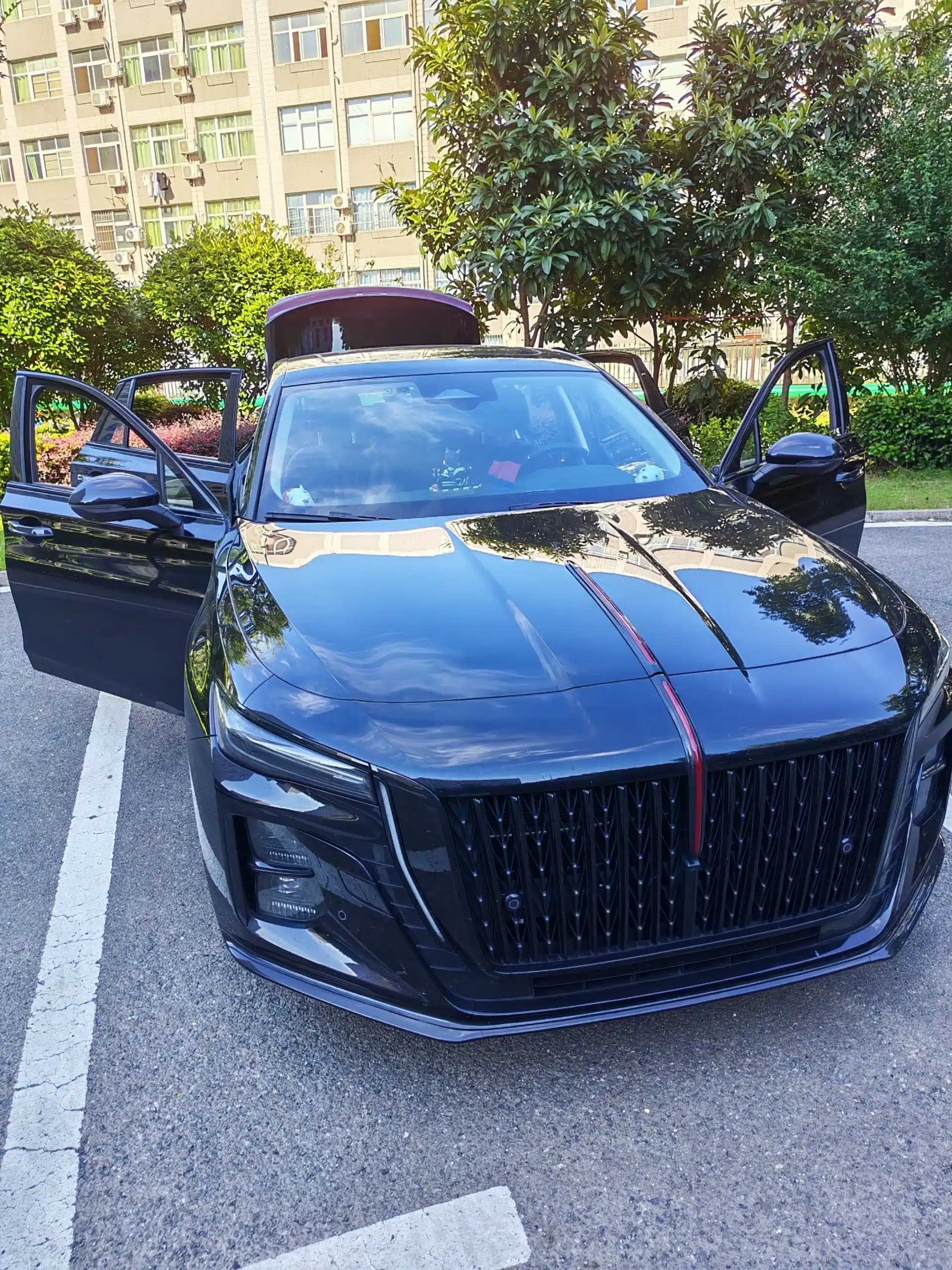 红旗H5，国产中型轿车，我的看法是，它把中式大气的设计带入普通家用B级车，性价比