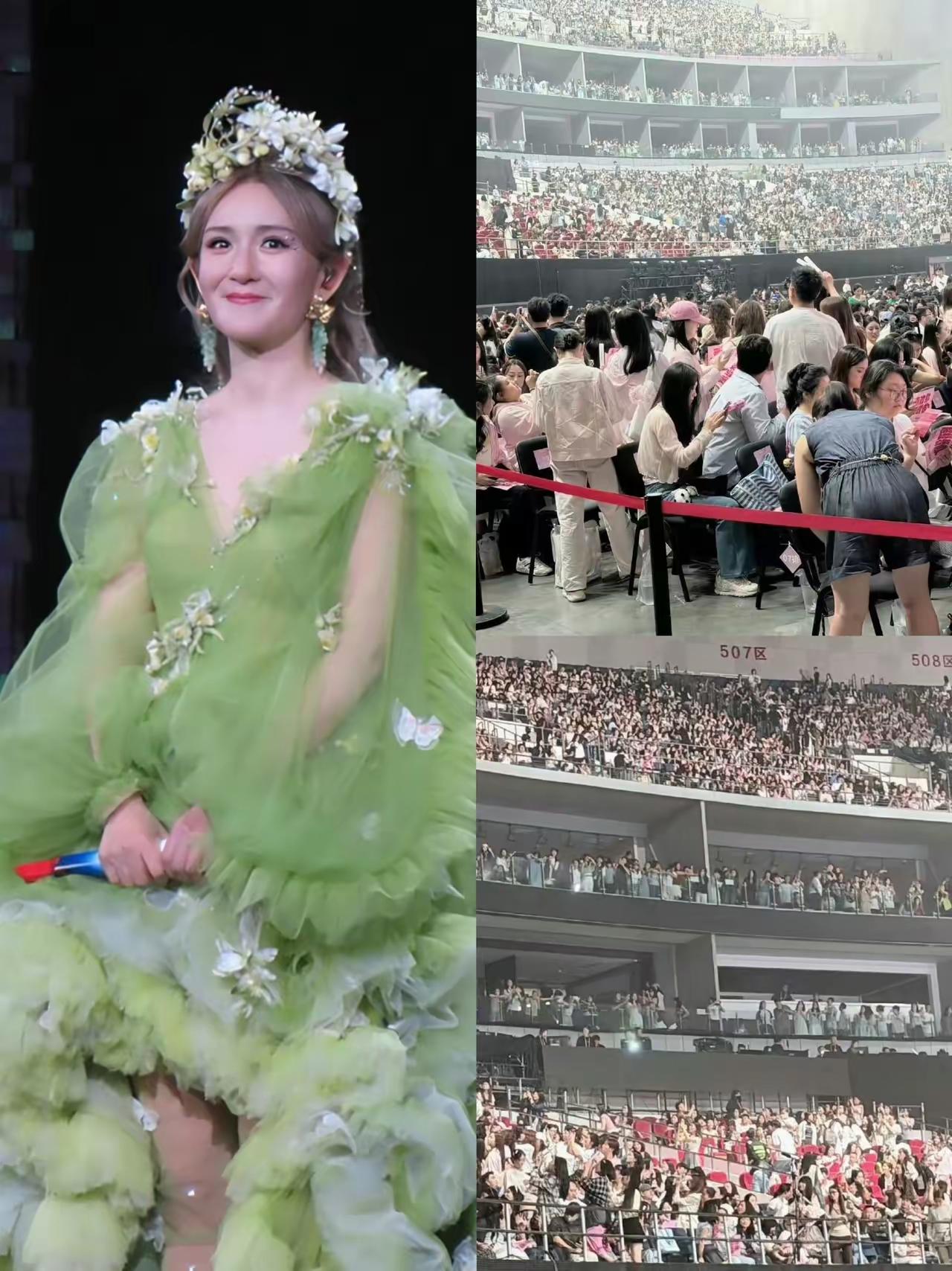 谢娜演唱会亏本，你信吗？

我是不信的！

谢娜演唱会在成都连开两场，现场座无虚