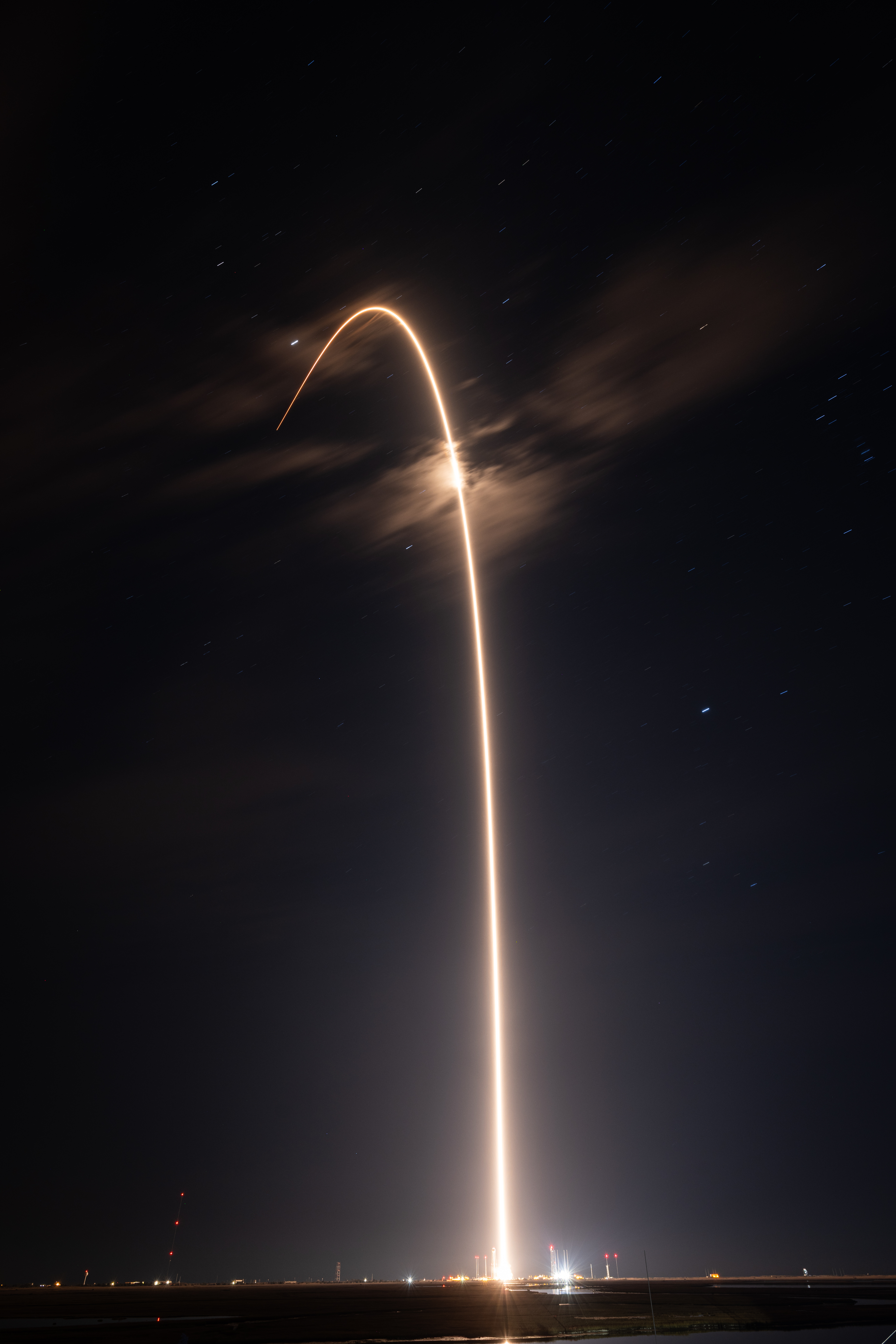 今天13:03，Rocket Lab在美国Wallops LC-2发射台，使用E