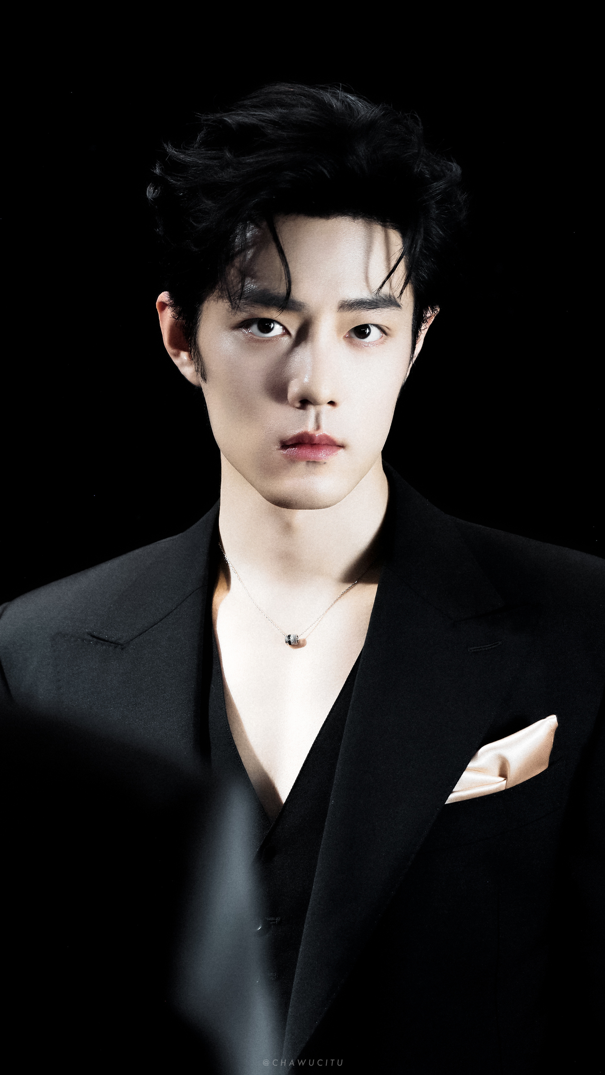 苏神泽世 🖤肖战深V黑西装live