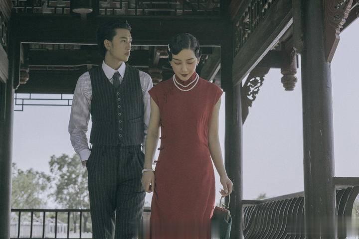 民国风旗袍婚纱照 ​​​