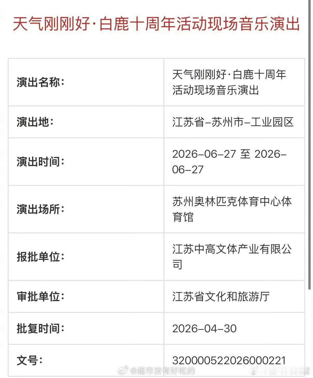 白鹿演唱会过审白鹿十周年见面会过审了 