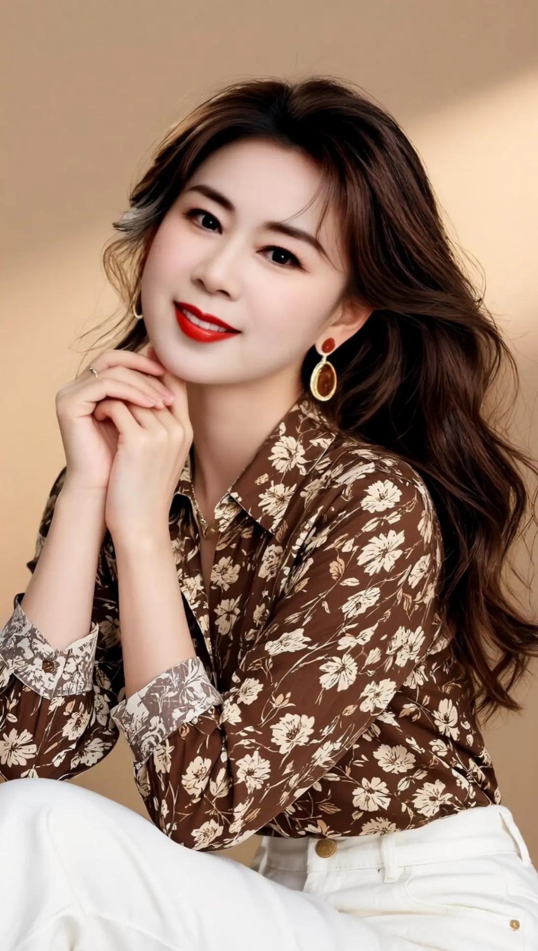 AI柔棕氛围感写真 随变ai随便玩