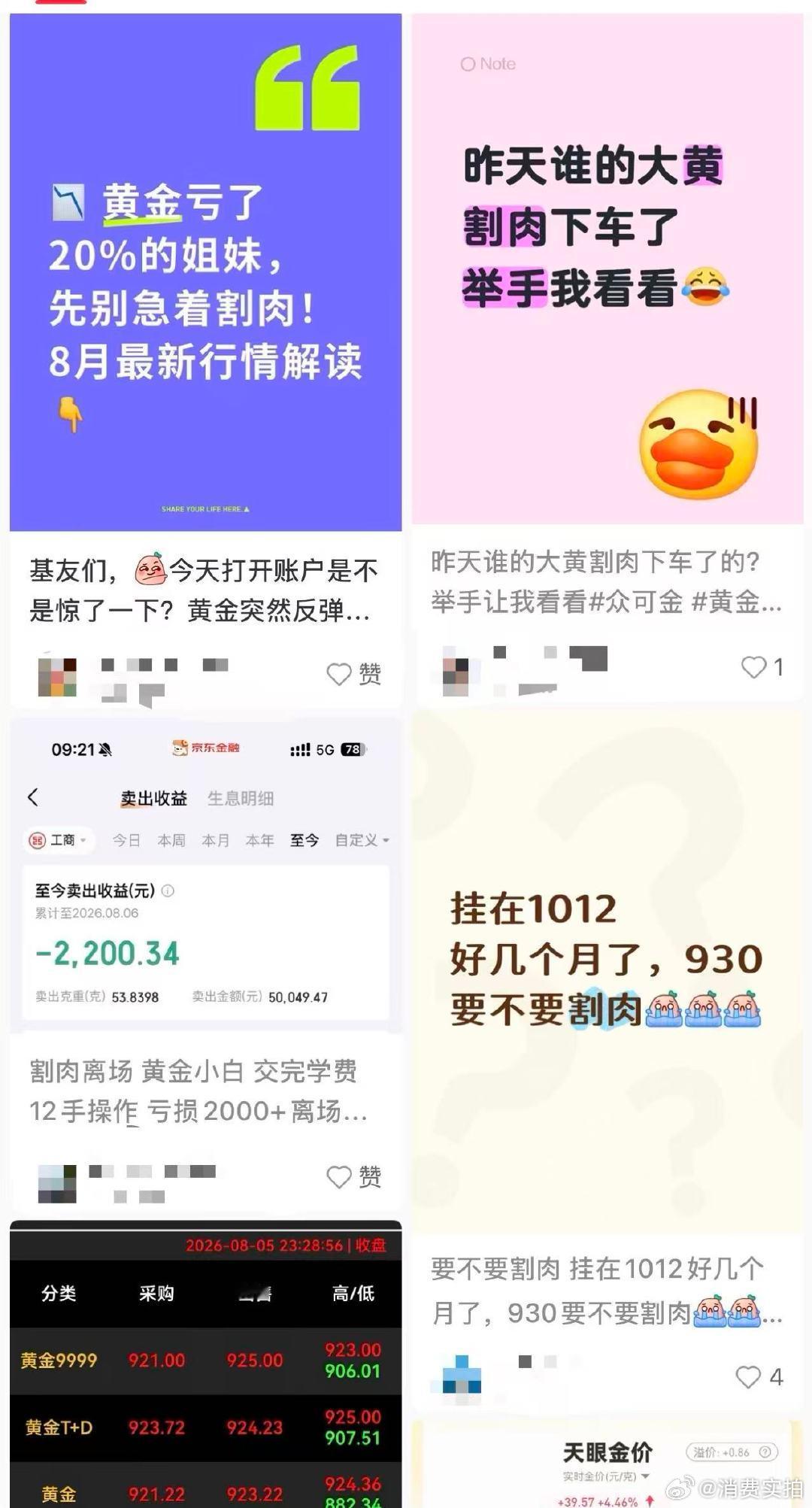 【金价反弹要割肉离场吗？】可以抄底黄金了吗？8月6日，现货黄金日内涨超1%，向上