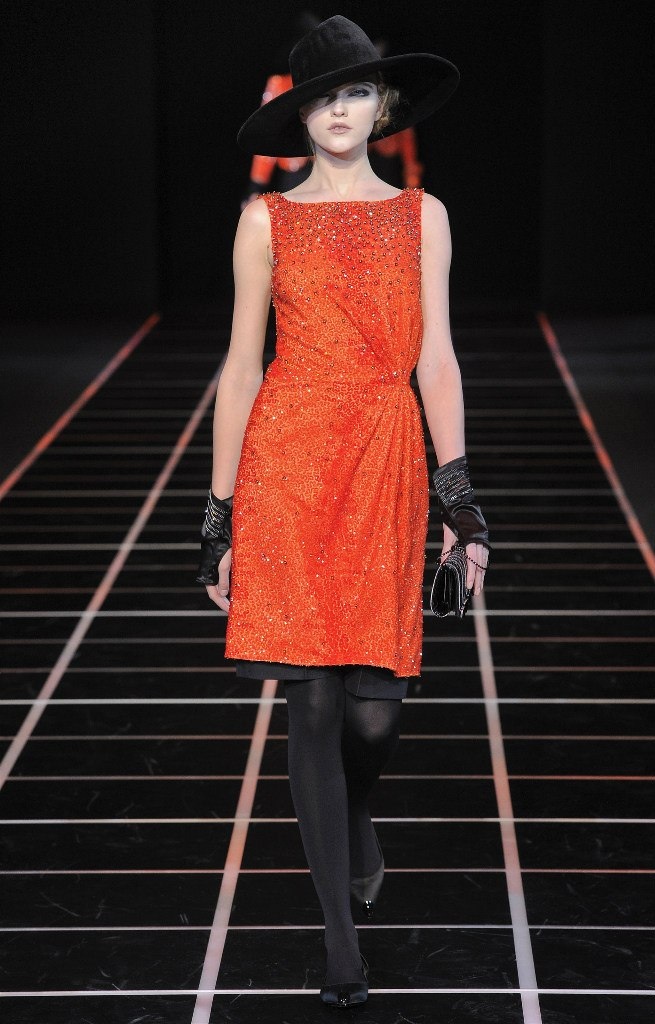 Vlada Roslyakova在Giorgio Armani 2012秋冬 另