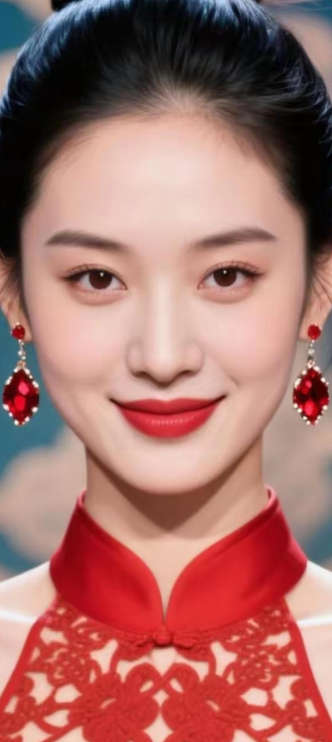 优雅红衣，惊艳亮相！🌹✨