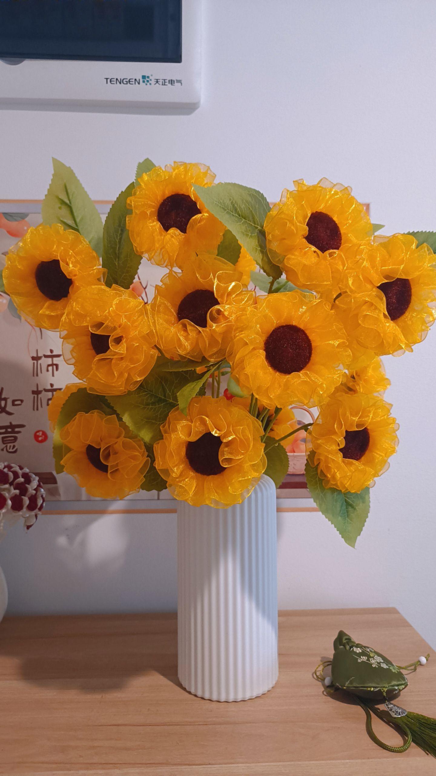 雪纱向日葵🌻。
