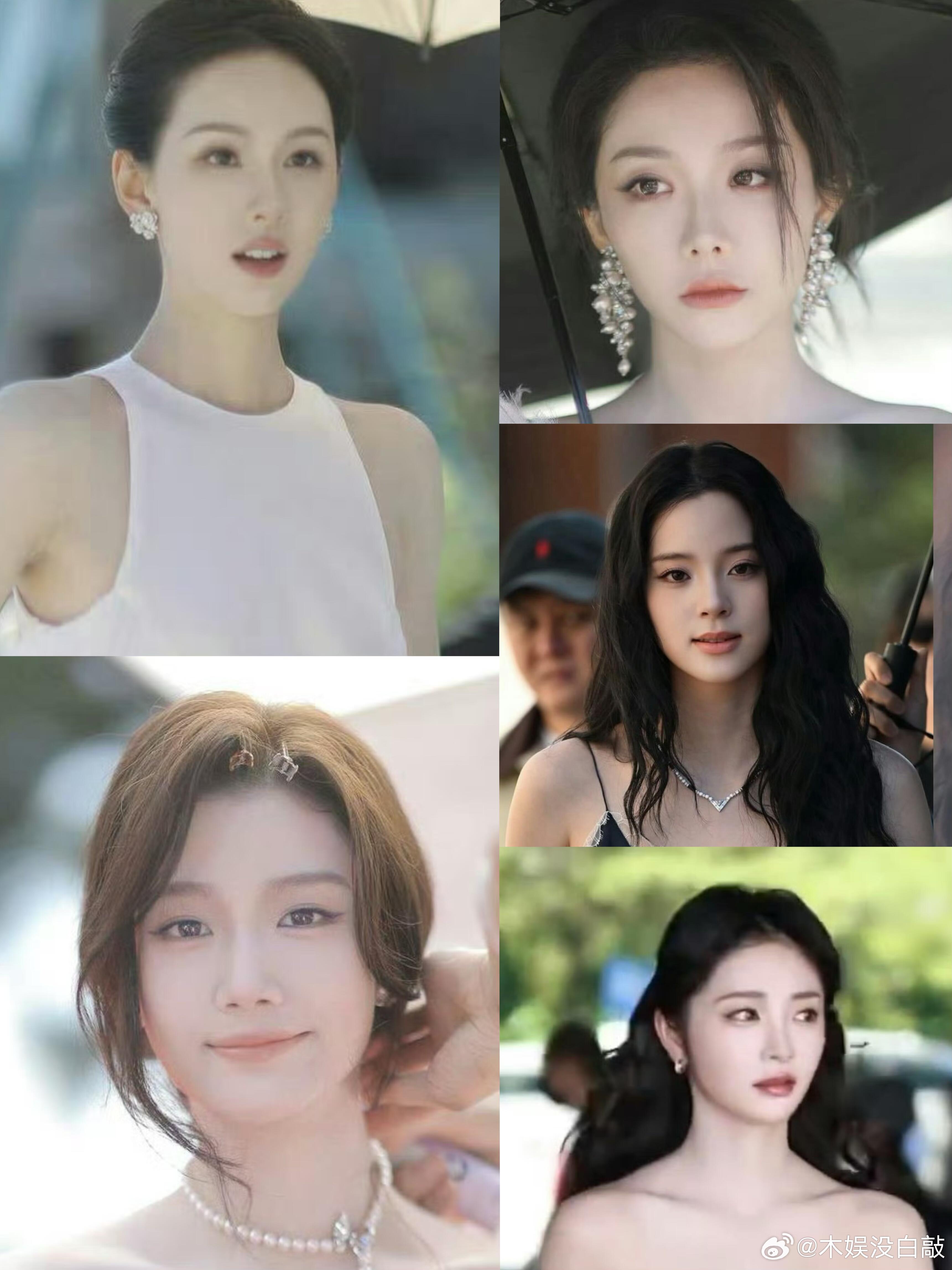 栩栩华生时尚文化大赏女艺人怼脸图陈都灵、卢昱晓、喻言、周洁琼、欧阳娜娜 ​​​