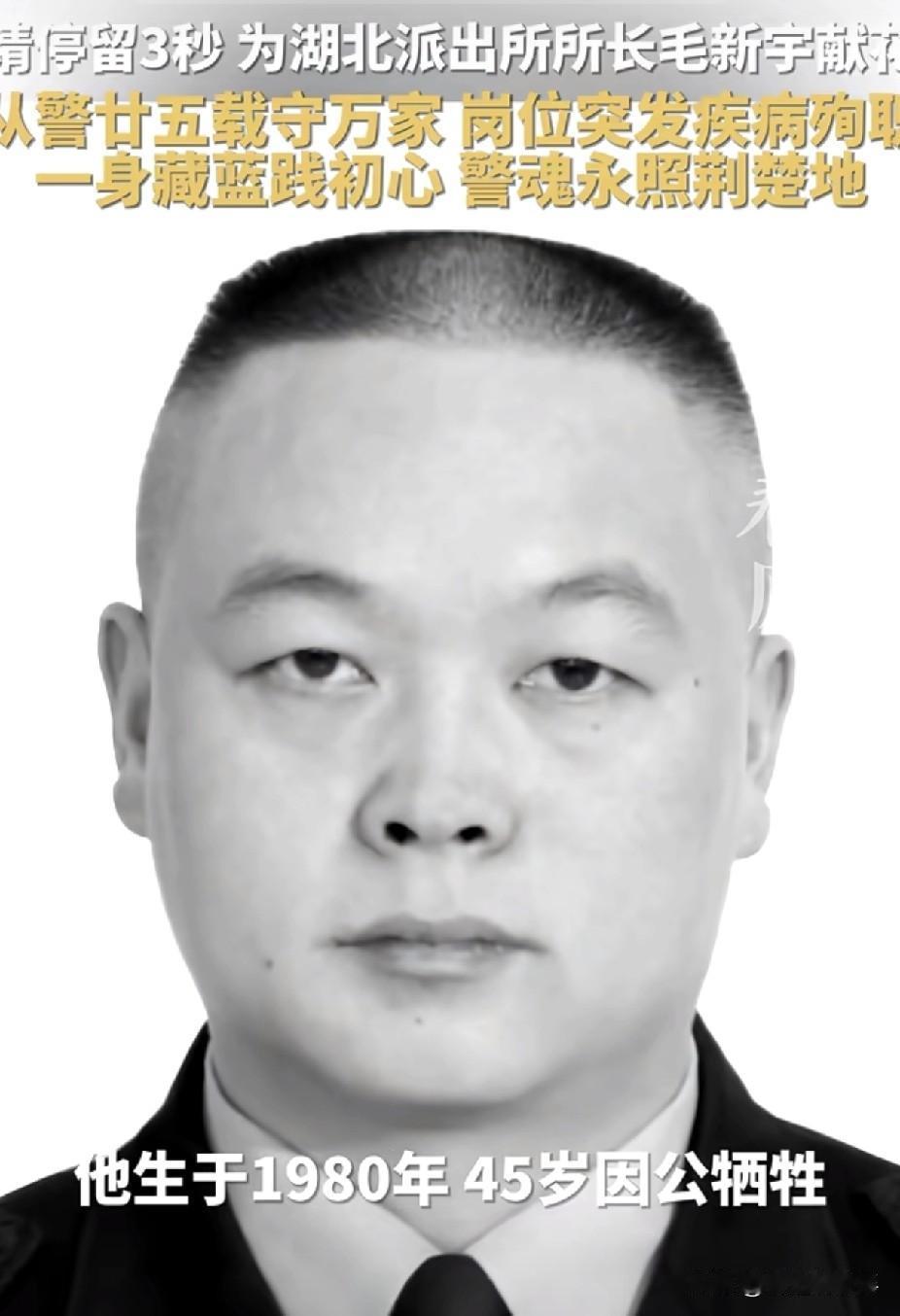 毛新宇真的牺牲了，
但不是牺牲在训练场，
也不是牺牲在与歹徒搏斗的过程中，而是倒