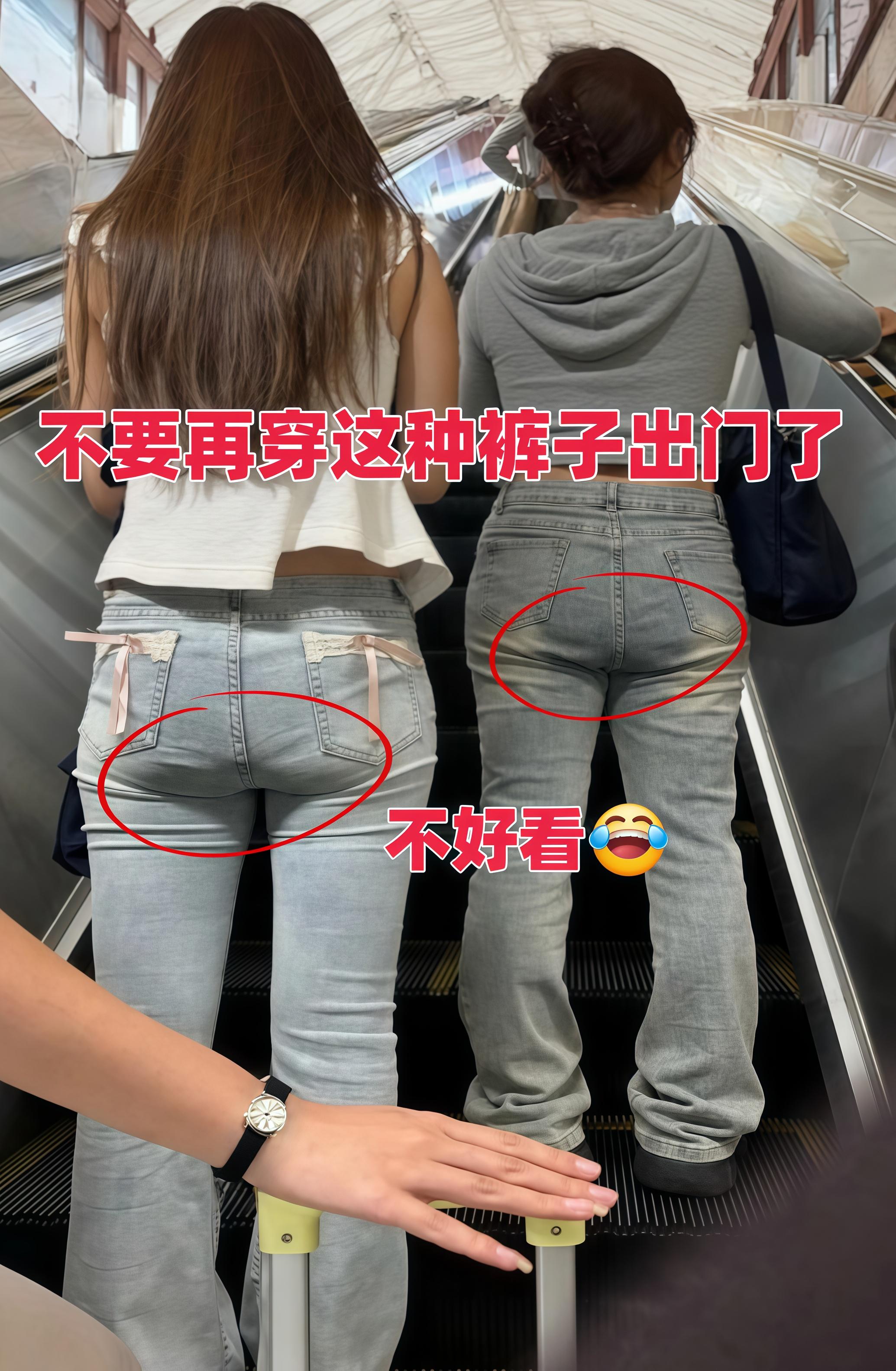 姐妹们，春款上新啦！ 这条大码高腰宽松老爹牛仔裤真的好好看呀！高腰的设...