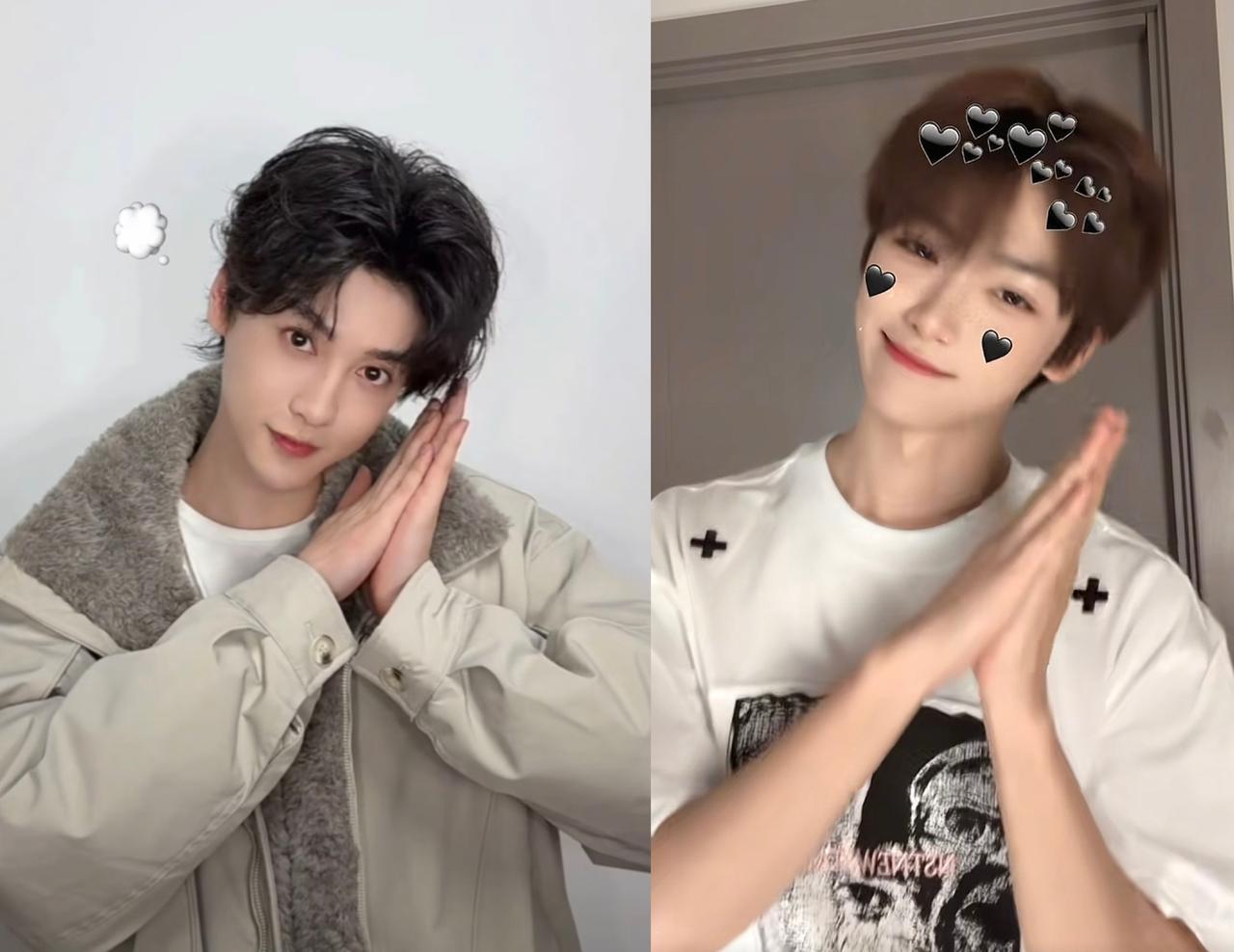 今天无心蹭热搜，只想看萌萌爸妈[兔子][兔子][兔子] ​​​