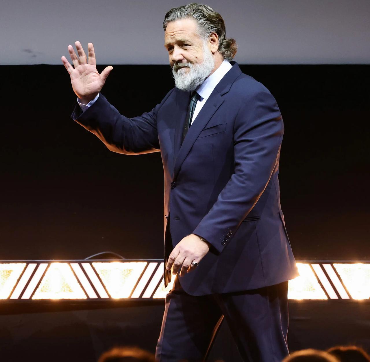 我最喜欢的男演员罗素·克劳（Russell Crowe），9月27日（星期六）出