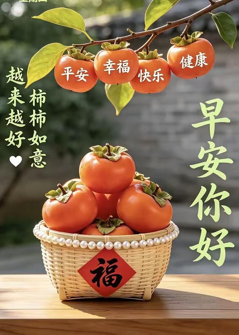 10月10日早上好，刚好撞上周六，还是老辈说的十全吉祥的好日子。
秋意已经裹着风