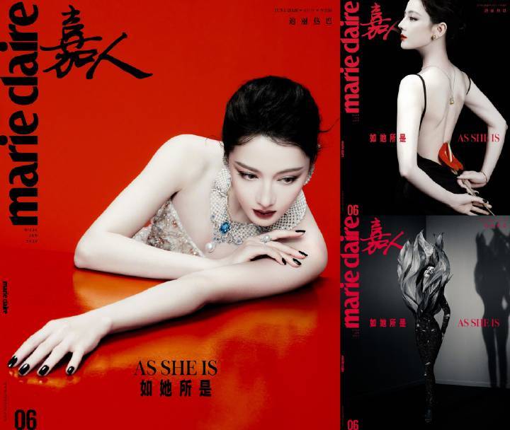迪丽热巴嘉人六月刊生日封面重要月份全满贯的迪丽热巴太牛了