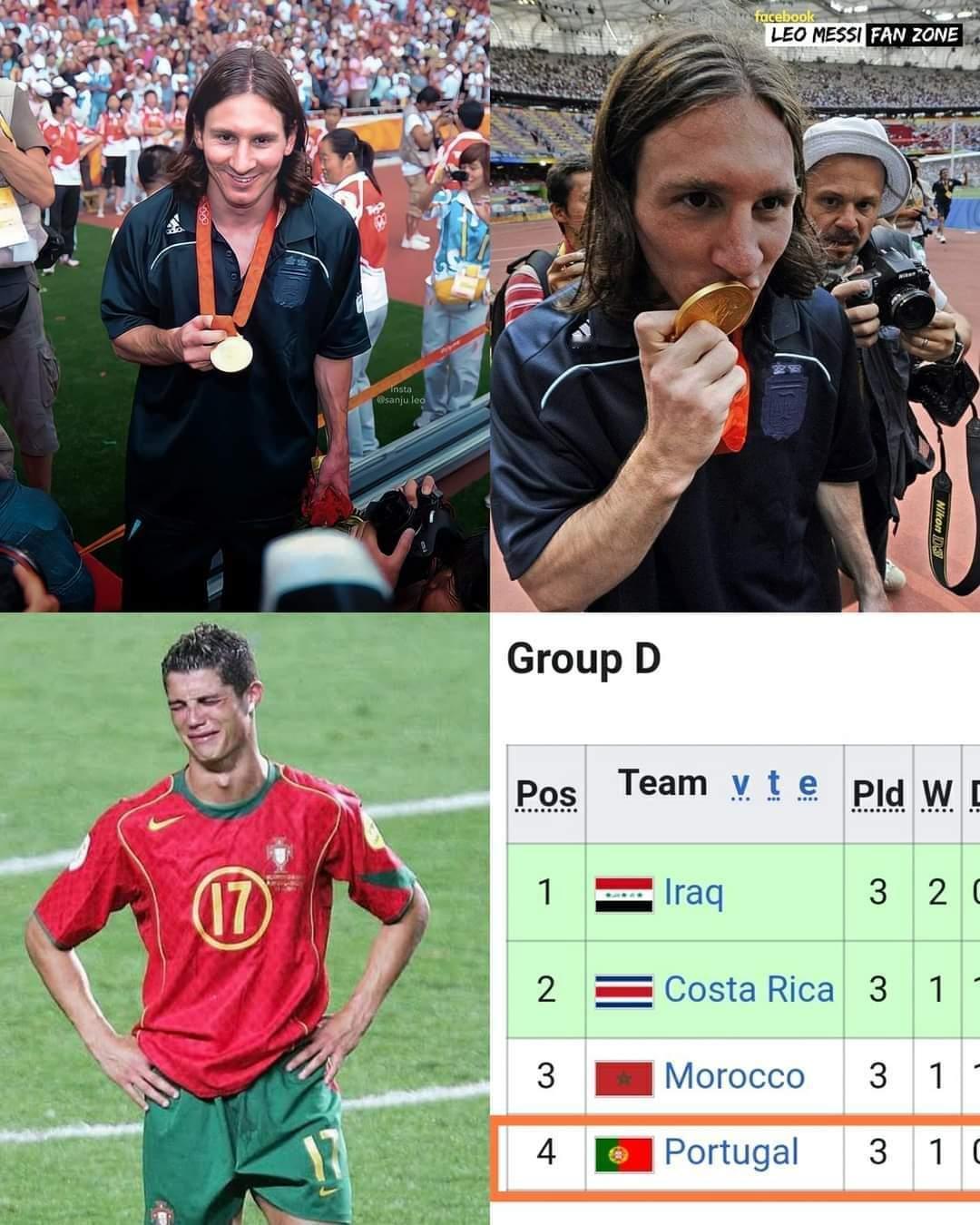 呀呀呀！奥运会可不是随随便便就能拿的哦[doge]#梅西[超话]##这就是奥运会