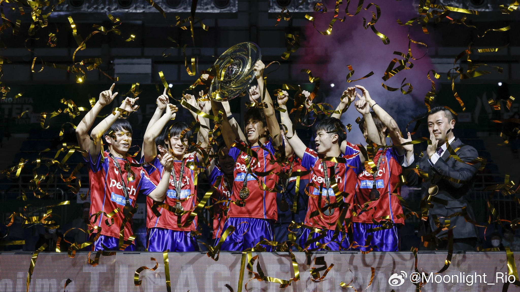 T联赛近5️⃣届男子组冠军🏆2020-2021 赛季 琉球2021-2022 