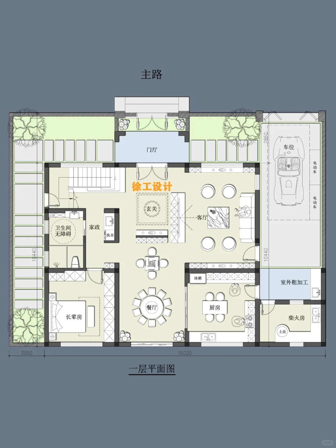 这个布局适合你吗？别墅自建房平面图