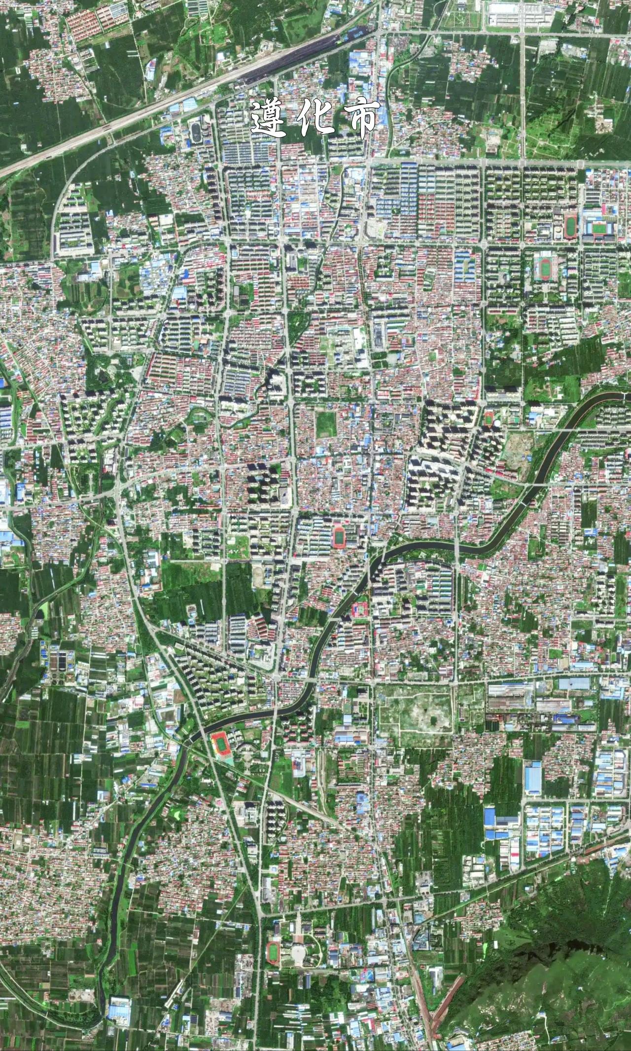 河北省遵化市高清卫星图