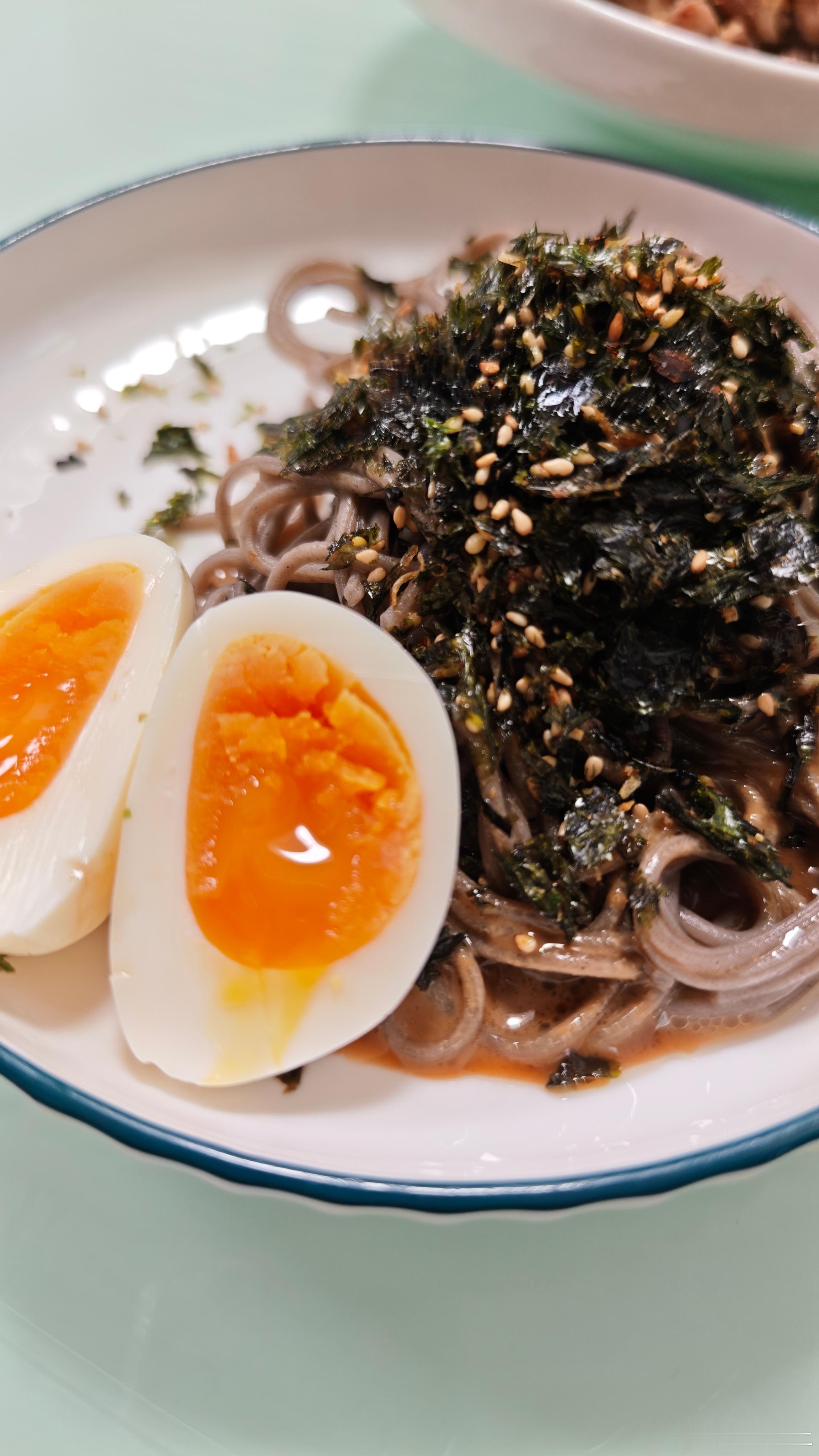 soba配上小凉菜简简单单 吃个晚餐美食  ​​​