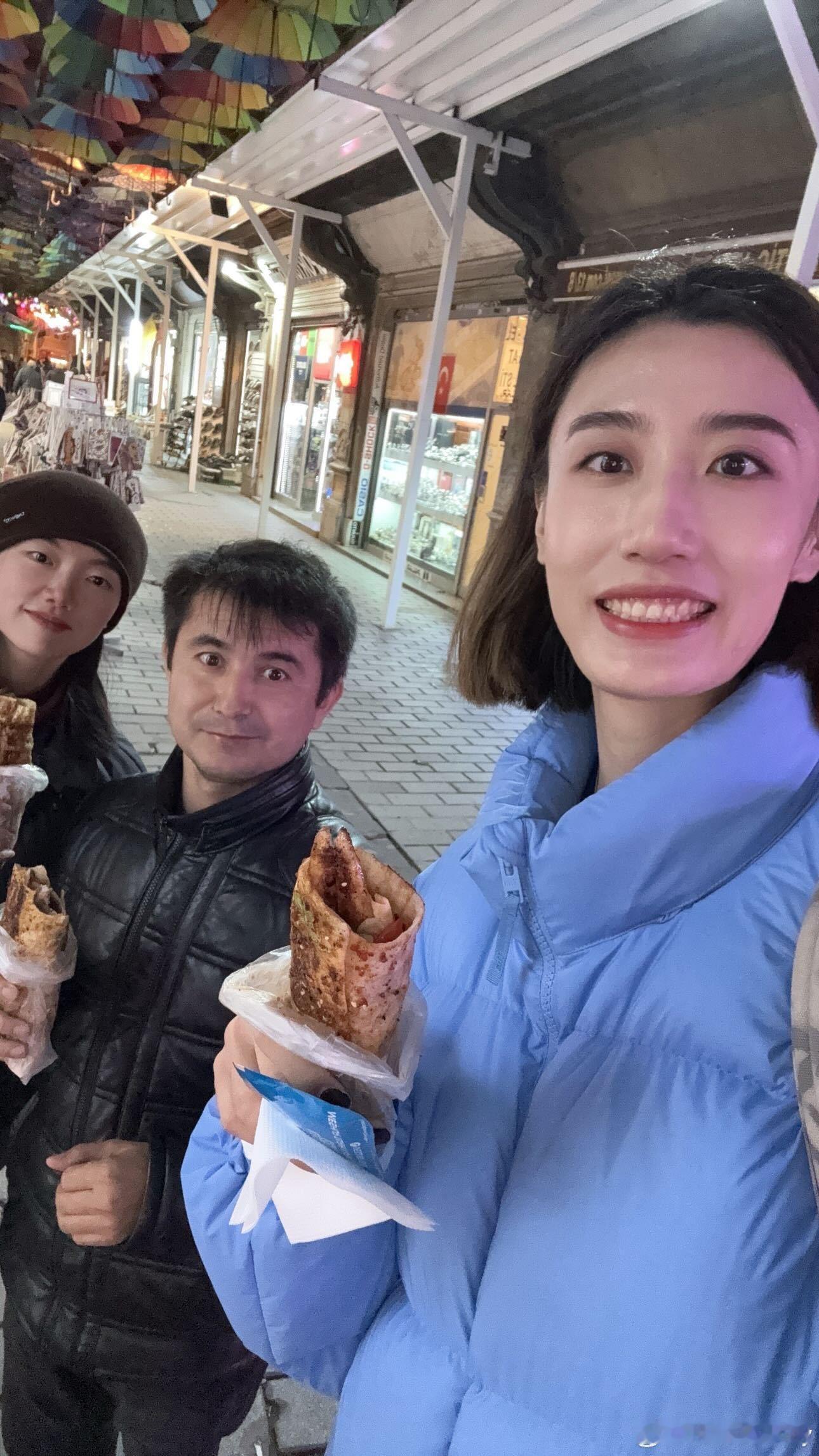 在土耳其过圣诞的王媛媛。中国女排王媛媛