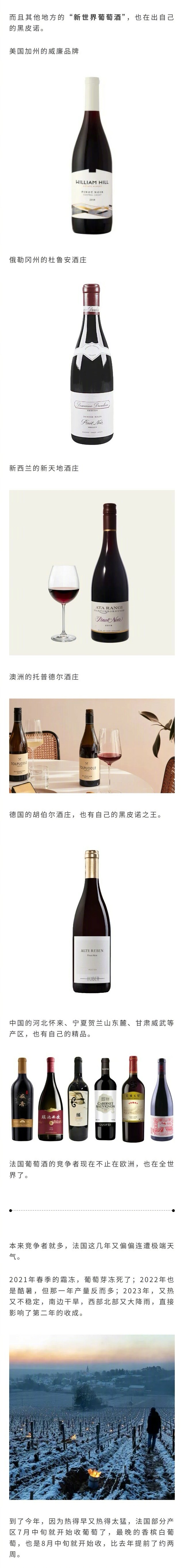 经历今夏的酷暑后，法国葡萄酒产量恐降至70年来最低。减产的同时，也卖不动了 ​​