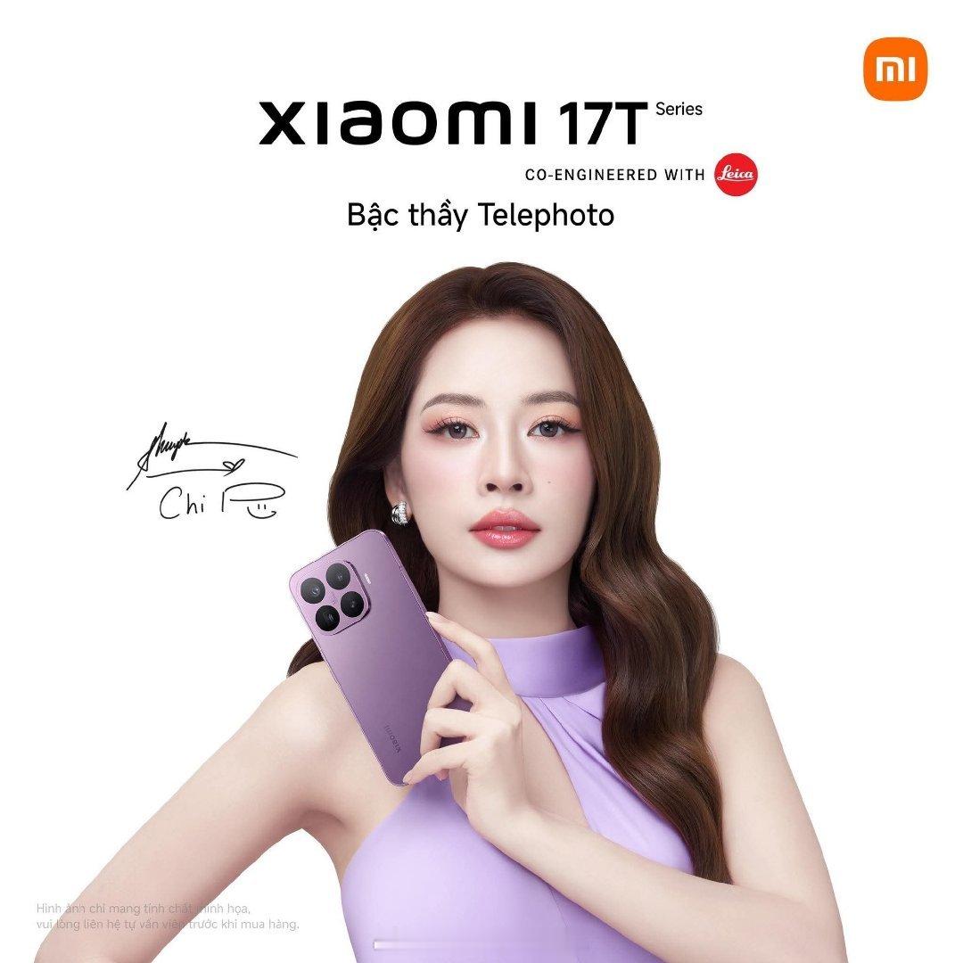 小米17T在越南签的芝芙做品牌大使之前在浪4看过她，算是实力派了