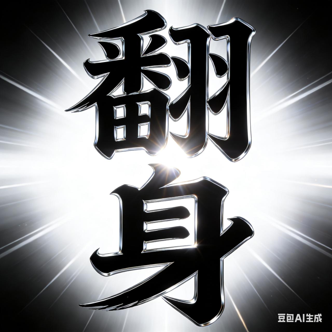 翻身
 
你信不信，落笔写“翻身”二字的那一刻，命运就已悄悄转身。这一撇是挣脱过