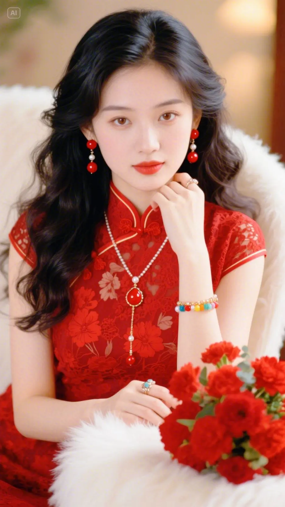 即梦AI 情人节快乐祝天下有情人终成眷属