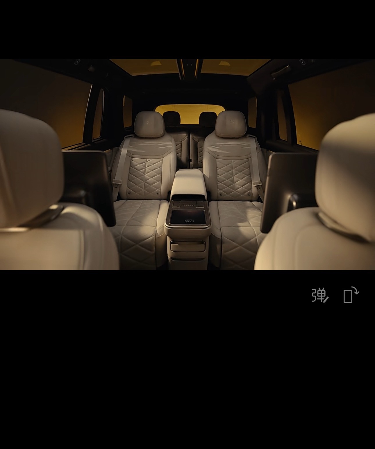 蔚来es9后排内饰官图，要是有2+3+2的7座版该多好 