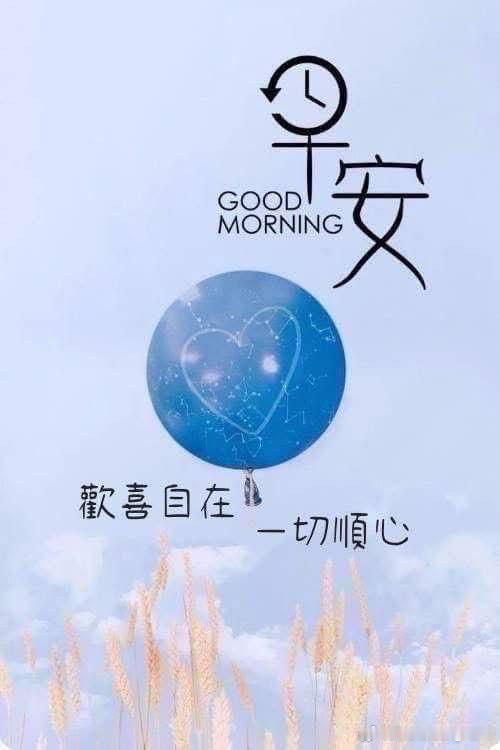 早上好 