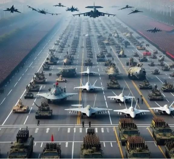 那老哥说，就算美国把11艘航母全开过来，再配上所有家伙事儿，也打不赢中国。
一个